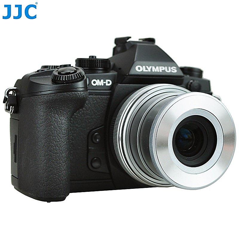 UBH@銀色JJC副廠Olympus自動鏡頭蓋自動開關蓋M.ZD 14-42mm f3.5-5.6 EZ自動蓋自動鏡頭前蓋自動開闔蓋,替代37mm鏡頭蓋LC-37C自動?