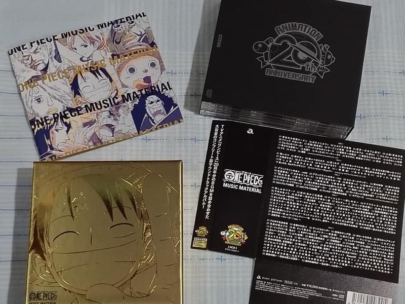 現貨限量豪華版航海王20周年配樂原聲帶/ ONE PIECE MUSIC MATERIAL