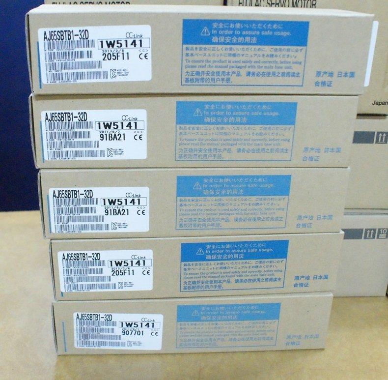 全新三菱CC-LINK模組AJ65SBTB1-32D(PLC,變頻器,人機介面,伺服馬達