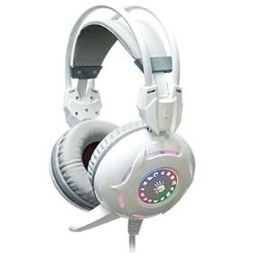 【上震科技】A4 BLOODY G300 立體聲遊戲耳麥 40mm釹鐵磞喇叭單體,低阻抗鍍金接頭,強化頭帶和舒適軟耳墊