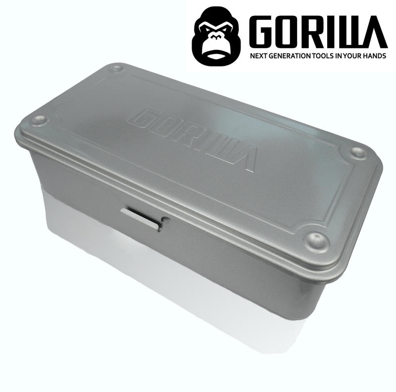 【Gorilla 】銀灰色高張力鋼工具箱 【日本製造 】附贈【Gorilla 】專用EVA泡綿