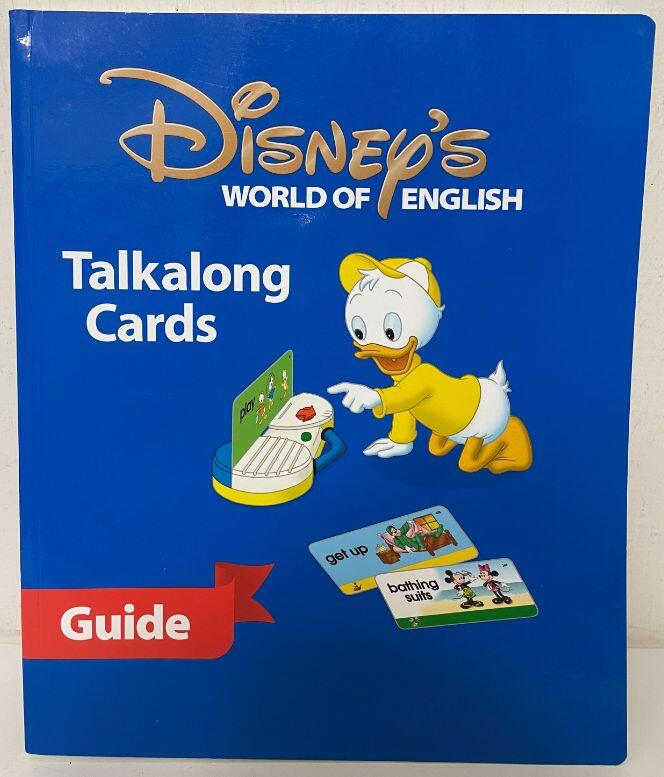 寰宇迪士尼美語Talkalong Cards 數位雙面讀卡機Guide 510張卡的卡片 