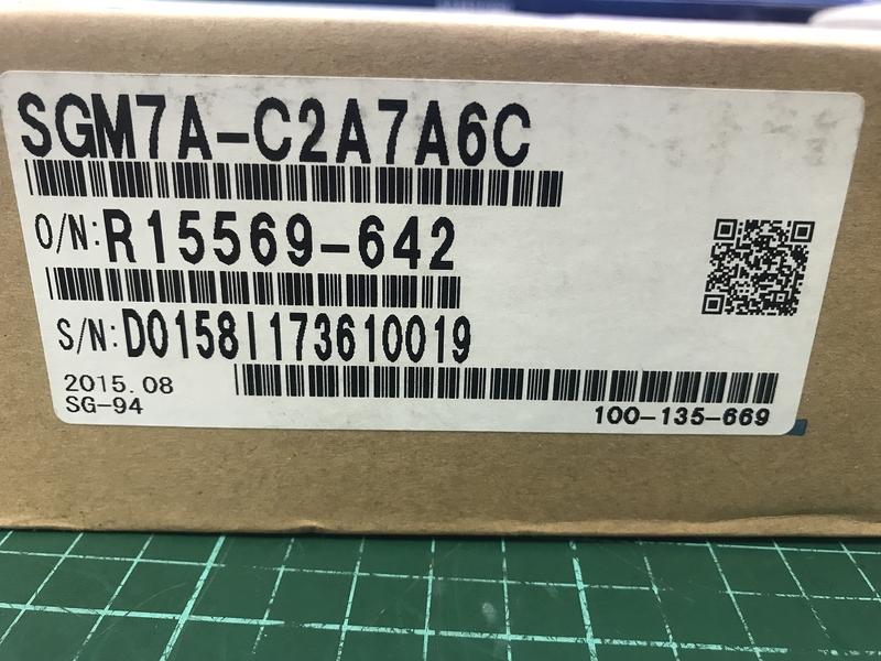 現貨(永發電料)YASKAWA MODEL:SGM7A-C2A7A6C 150W 盒裝新品