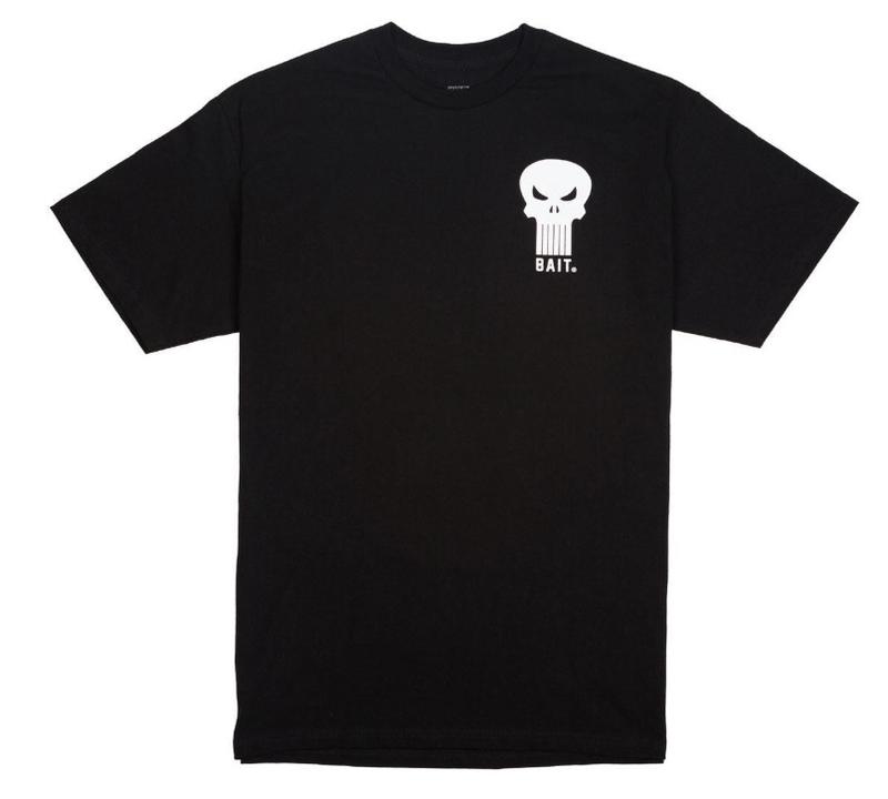 代購 美國 BAIT X MARVEL PUNISHER MEN SKULL TEE (BLACK) T恤 XL號