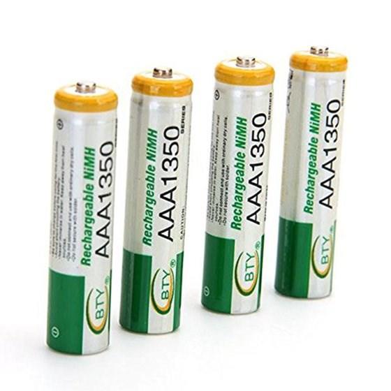 全新  4顆1組 4號 充電電池 1350mAh 1.2V Ni/MH 鎳氫充電電池 AAA 3A 電池 大容量