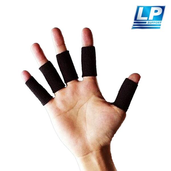 "爾東體育" LP 653 加長型指關節護套 護指(黑色) 籃球手指套 護手指 5入裝 請在PCHOME商店街下單