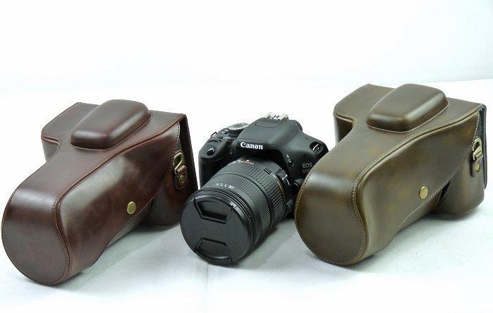 [PRO-BUY] Canon EOS 700D 650D 600D 第二代專用二件式皮套 (通用 550D 500D 450D 1100D 1000D)相機包,保護套,相機套
