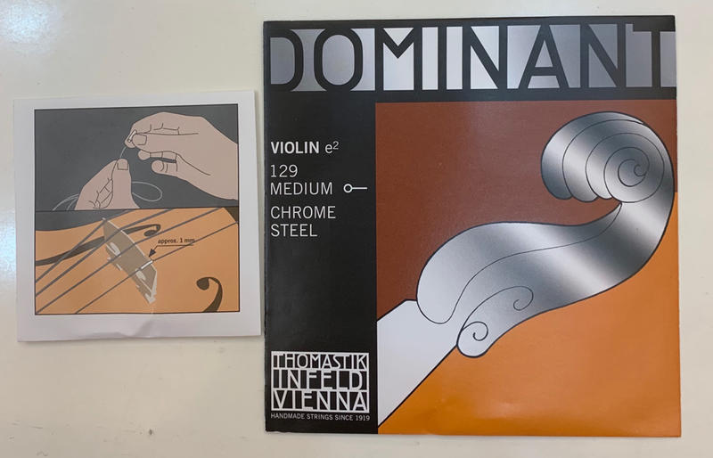 [YA BO CONCERTO]奧地利 Thomastik Dominant E 小提琴 單弦 129 保證正品