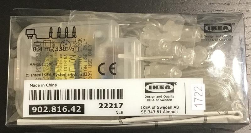 全新現貨 IKEA Sardal 24 LED 燈飾 (附ADP電源供應器) 3組以上免運費