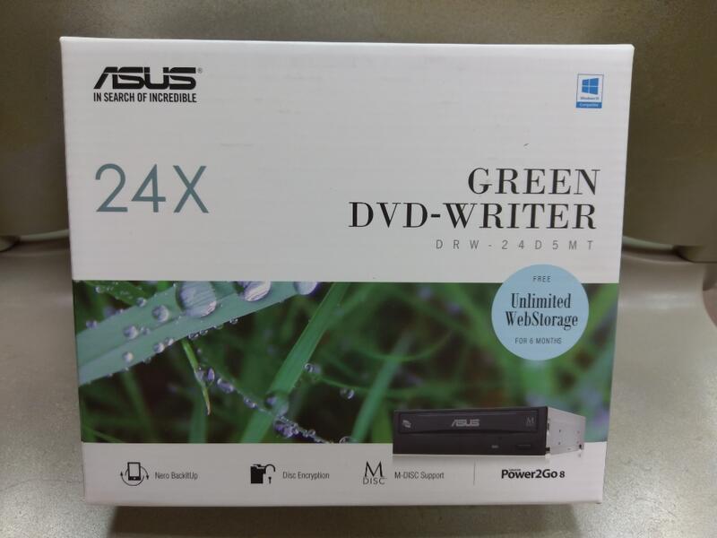 [Meiの賣場]華碩 DRW-24D5MT 24倍DVD燒錄器 內接式 SATA介面 (公司貨)
