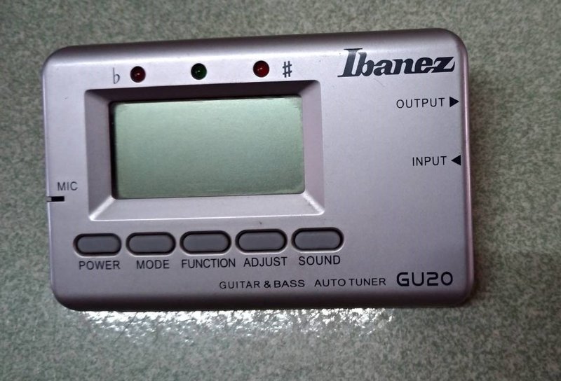 Ibanez GU20 調音器