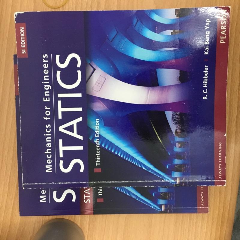 二手書 Mechanics For Engineers: Statics 靜力學  ISBN 9789810692605