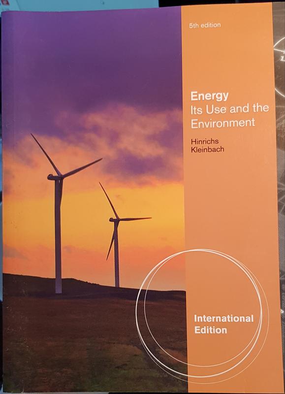 《Energy: Its Use and the Environment》 近全新！
