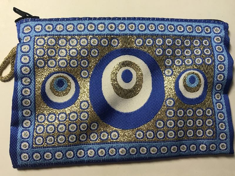 土耳其帶回惡魔之眼/藍眼睛造型小袋子(全新)