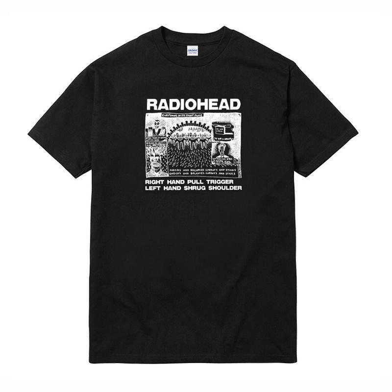 Radiohead Shrug 短袖T恤 黑色 電台司令 搖滾 樂團 Rock