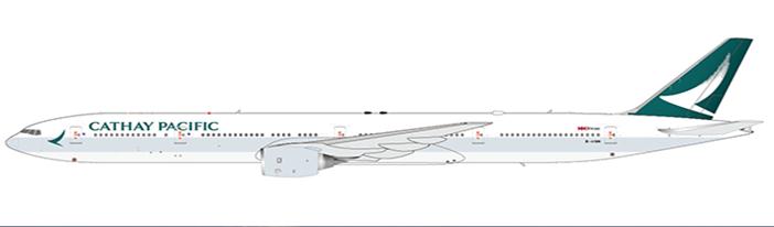 希望之翼 國泰航空 Cathay Pacific B777-300 B-HNM 襟翼放下 Jc Wings 1/400