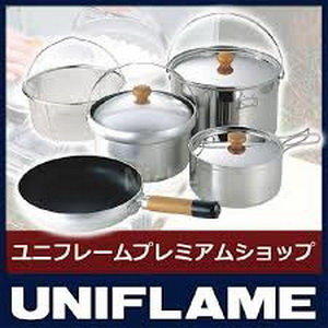 【野外工務店】現貨 UNIFLAME 日本 不鏽鋼鋁合金5人份炊事鍋具組Fan 5 DX 660232