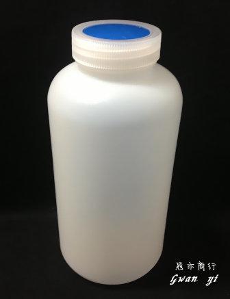台灣製1000cc廣口瓶 (瓶身PE 瓶蓋PP 材質)