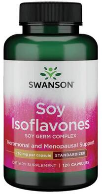 【 Swanson 】Soy Isoflavones 大豆異黃酮 *120 顆