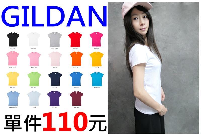 【 Farsi 】公司貨 女版 GILDAN 76000L 男 女 短T 素面 素T 圓筒T 簡約風 13色