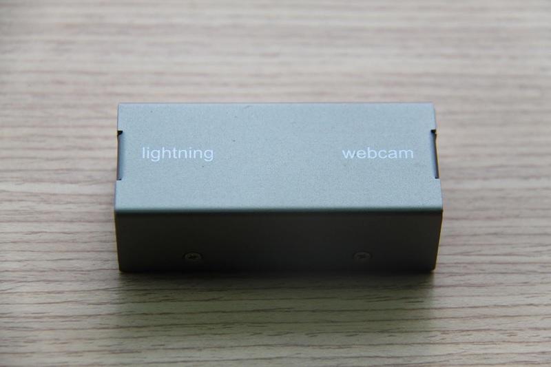 客製化 UVC USB攝影機轉lightning轉接器 OTG， 顯微鏡有線lightning進iPad iPhone