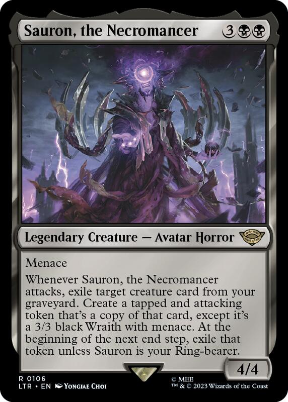 [LTR] 魔戒：中土世界傳奇 黑R 0106 Sauron, the Necromancer