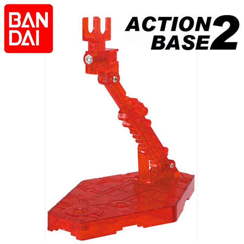 【模動王】BANDAI 鋼彈模型 RG HG SD 1/144 ACTION BASE 2 展示台 展示架 透明紅色支架