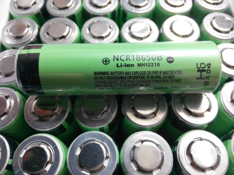 【電池急診室】全新凸點電池日本Panasonic國際牌NCR18650B 3400mAh （買2顆送電池收納盒)手電筒