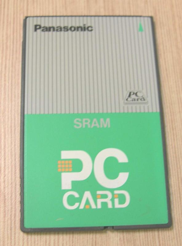 SRAM 512KB Panasonic PC Card  BN-512HSRC