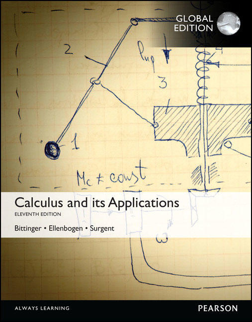 姆斯 Calculus And Its Applications 11E BITTINGER 9781292100241