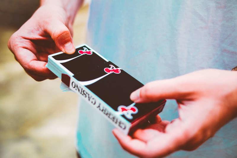 <現貨>黑色 賭場櫻桃撲克牌 Cherry Casino V3 True Black Playing Cards