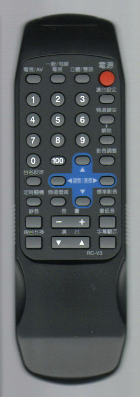 【遙控王】SAMPO 聲寶電視專用型遙控器_RC-V8S、RC-V9S、RC-14N、RC-277S