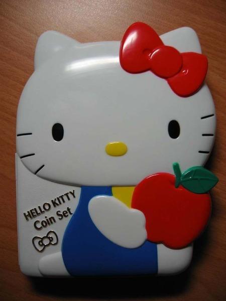 全新 日本 2004年  Hello Kitty  哈囉  凱蒂貓  30 週年 紀念套幣