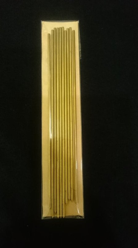 直徑2mm實心黃銅棒 銅線 模型 改造 植樁 車軸 (每包10入)