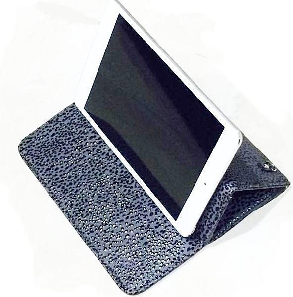 時尚豹紋 三星 HTC IPAD 可調式手機平板隨身支架座 手機架 手機座 平板架 固定器 折疊式 摺疊架 斜挎 背包 背帶