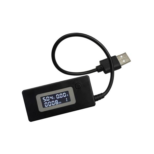 USB電壓電流測試儀 USB 液晶顯示 電壓 +電流 + 容量 + 測試器 測電流 usb顯示器