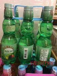 sns 古早味懷舊零食榮泉彈珠汽水原味彈珠汽水塑膠瓶裝6 罐