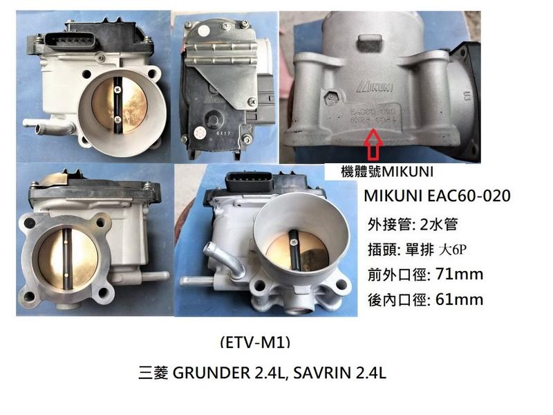 三菱 GRUNDER 2.4L,  SAVRIN 2.4L 電子節氣門