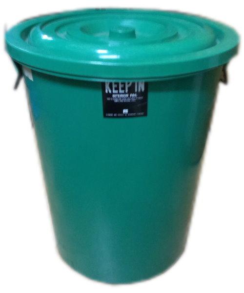 好事多 垃圾桶 回收筒 直徑42CM 高度 50公分 55公升 綠色