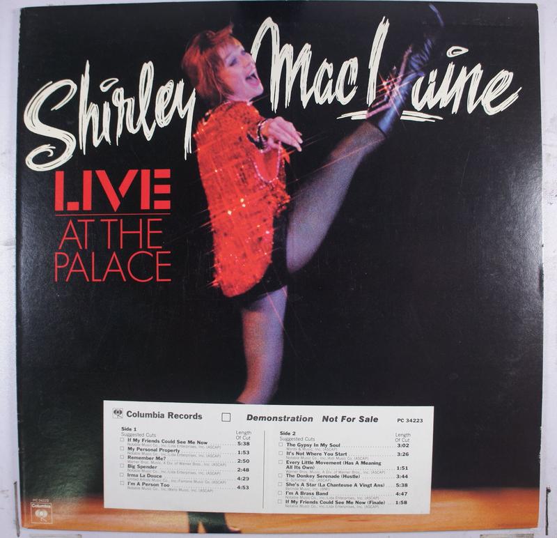 《二手美版黑膠》Shirley MacLaine ‎– Live At The Palace