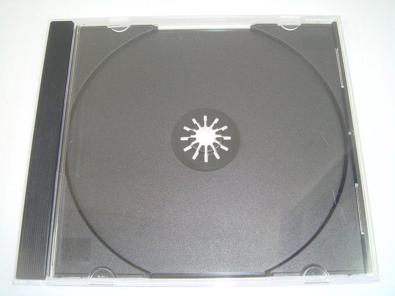 【臺灣製造】50個-10mm jewel case黑色PS壓克力CD盒/DVD盒/光碟盒/CD殼