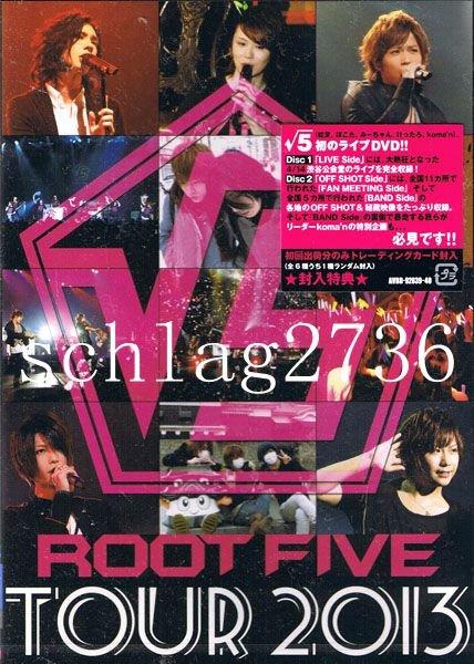 DVD √5 -ROOT FIVE- ROOTFIVE TOUR 2013 演唱會日本製原版2DVD 全新品