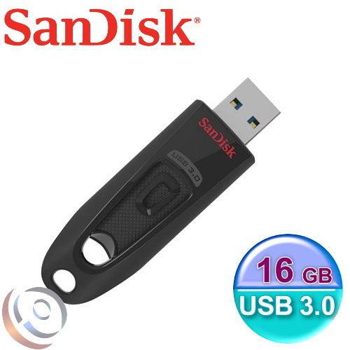 「Sorry」SanDisk 新帝 Ultra CZ48【讀取100MB / USB3.0】16G 隨身碟