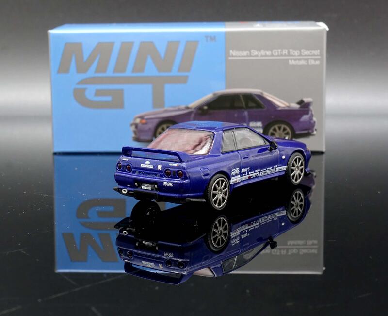 Top Secret R32 Blue 【MASH】現貨特價 Mini GT 1/64 Top Secret R32 blue purple #589 右駕 | 露天市集 | 全台最 ...