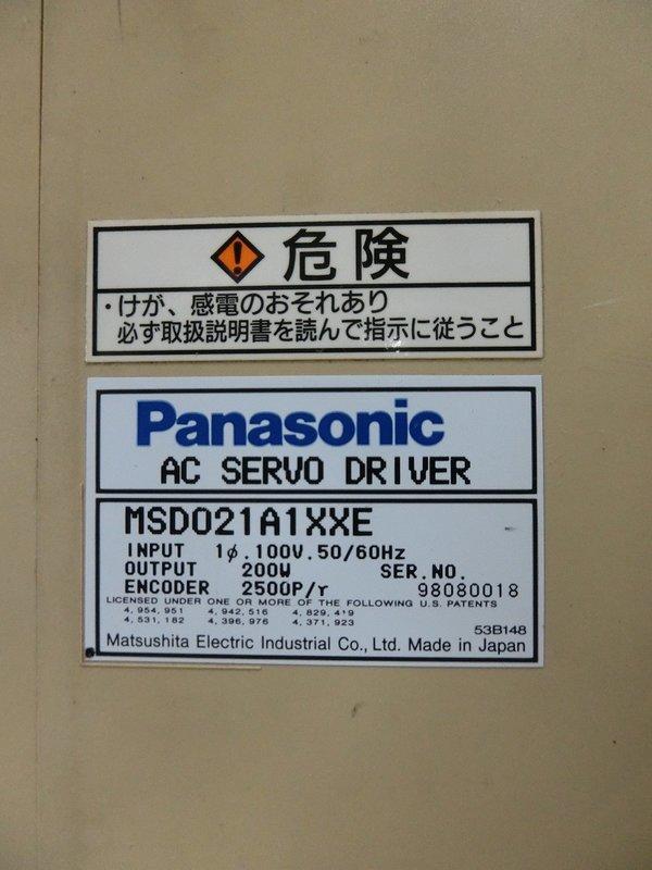 Panasonic 伺服馬達 MSD021A1XXE