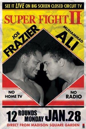 【英國進口風雲人物海報】世界拳王 阿里 Muhammad Ali Vs Joe Frazier #PP32140