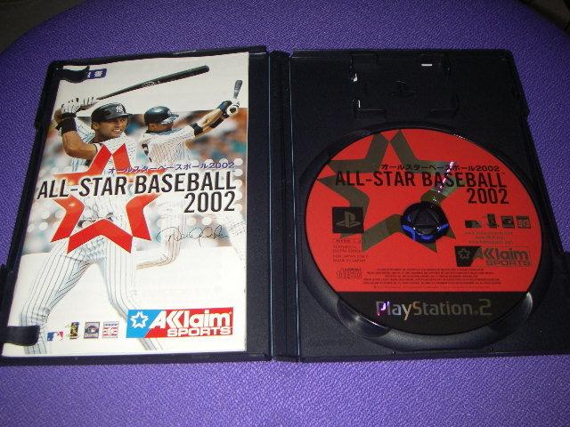 PS2原版運動遊戲--ALL  STAR  BASEBALL 2002(含郵)