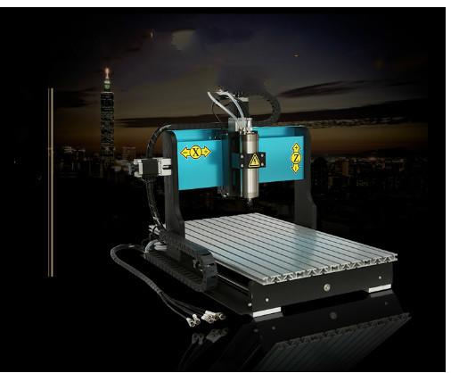 <<紐軒>>迷你數位雕刻機 工業級CNC 6040 2200W 有水槽 三軸 圓軌(USB)升級雙頭+Mach3 繁體中