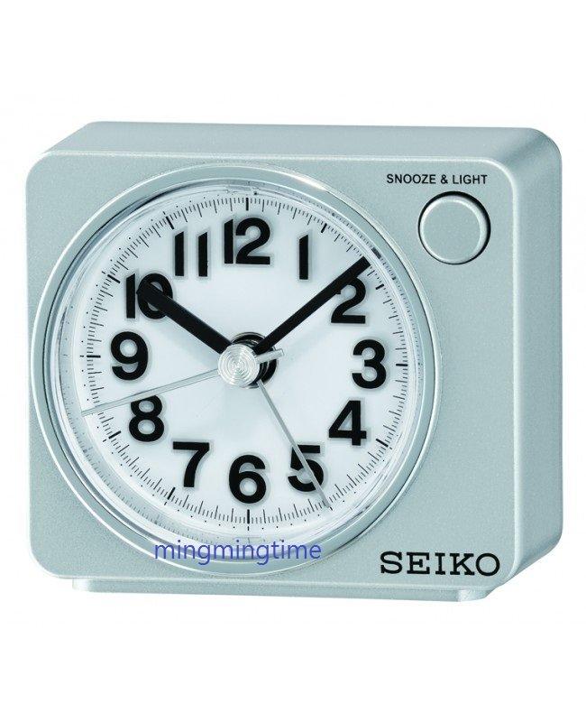 【SEIKO】 日本 精工 SEIKO BB響聲 LED照明 靜音 時鐘 鬧鐘 QHE100 QHE100S