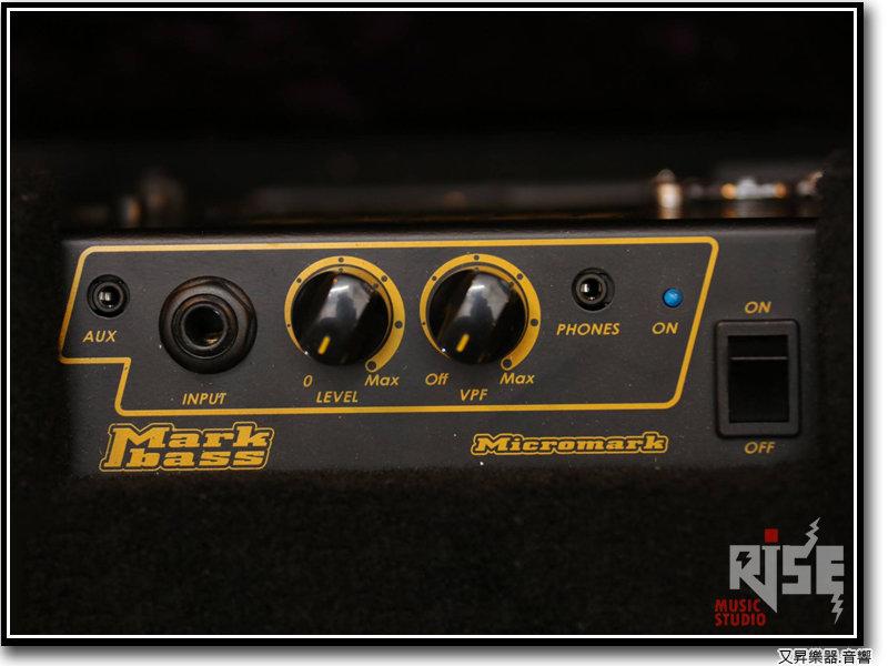 又昇樂器. 音響】義大利Markbass Micromark 801 電貝斯音箱Combo 45W